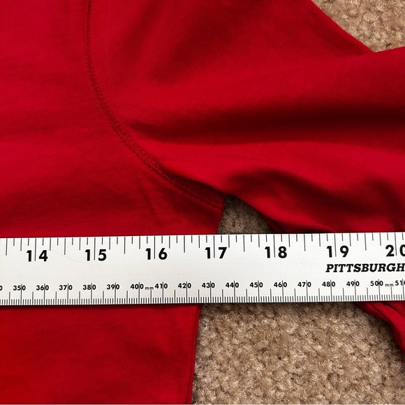 Ralph Lauren Jeans Co Red Long Sleeve Crewneck Tee - Picture 6 of 7